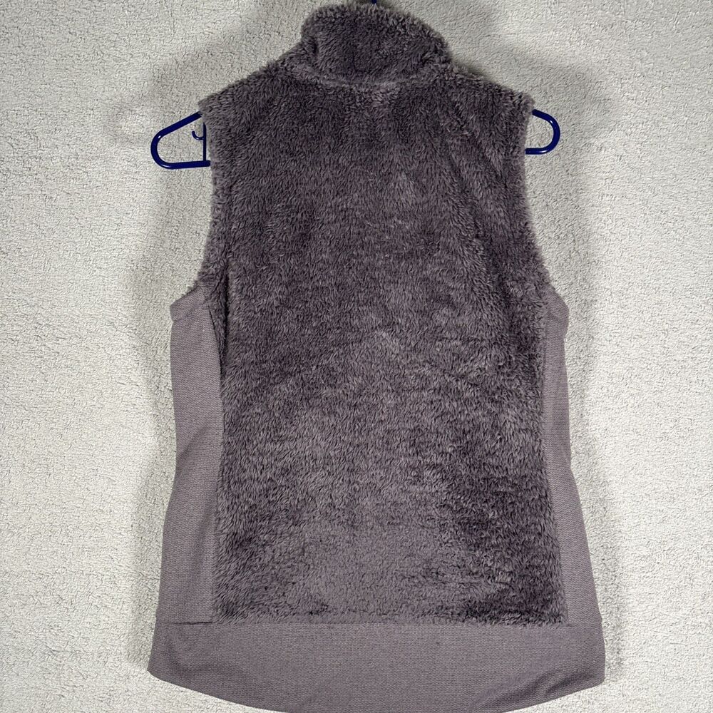 The North‎ Face Furry Fleece Vest Women’s Size S Full Zip Grey Camping Jogging - Picture 15 of 16